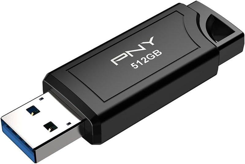 PNY محرك فلاش PRO Elite V3 سعة 512GB USB 3.2 Gen 2 – سرعة قراءة تصل إلى 1000MB/s، سرعة كتابة تصل إلى 800MB/s، أداء استثنائي لتخزين البيانات الاحترافية ونقلها، تصميم معدني فاخر، موصل Type-A - Image 1
